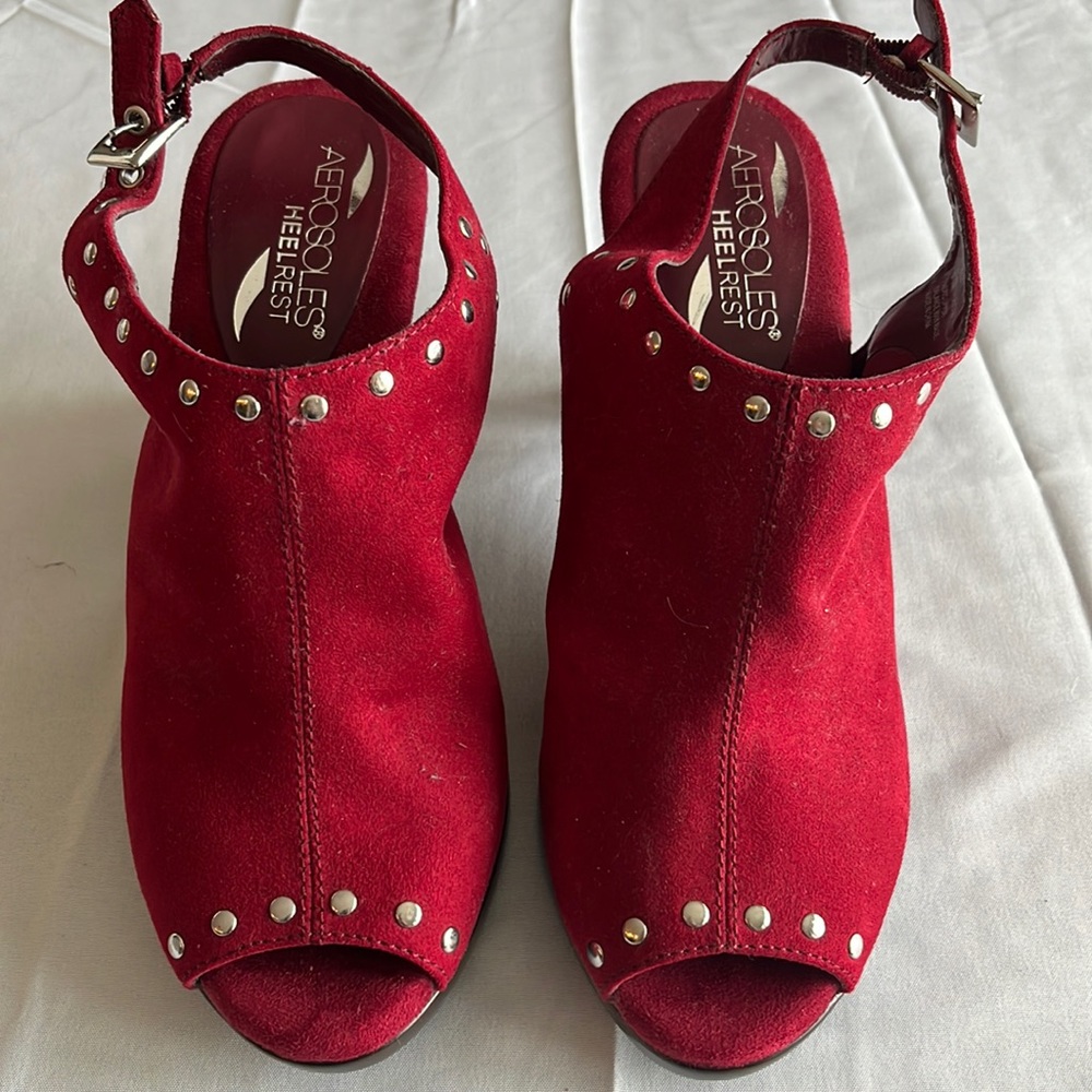 Aerosoles Red Sandals